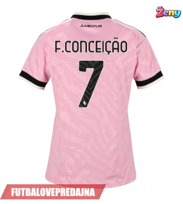 Lacne Ženy Futbalové dres Juventus Francisco Conceicao #7 2026-27 Krátky Rukáv - Preč